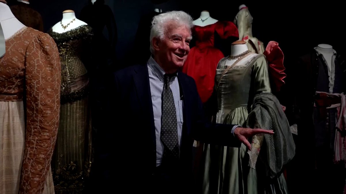 Oscar-winning designer John Bright's costume house, Cosprop, marks its 60th anniversary with an exhibition featuring period costumes from Jane Austen adaptations and other classics