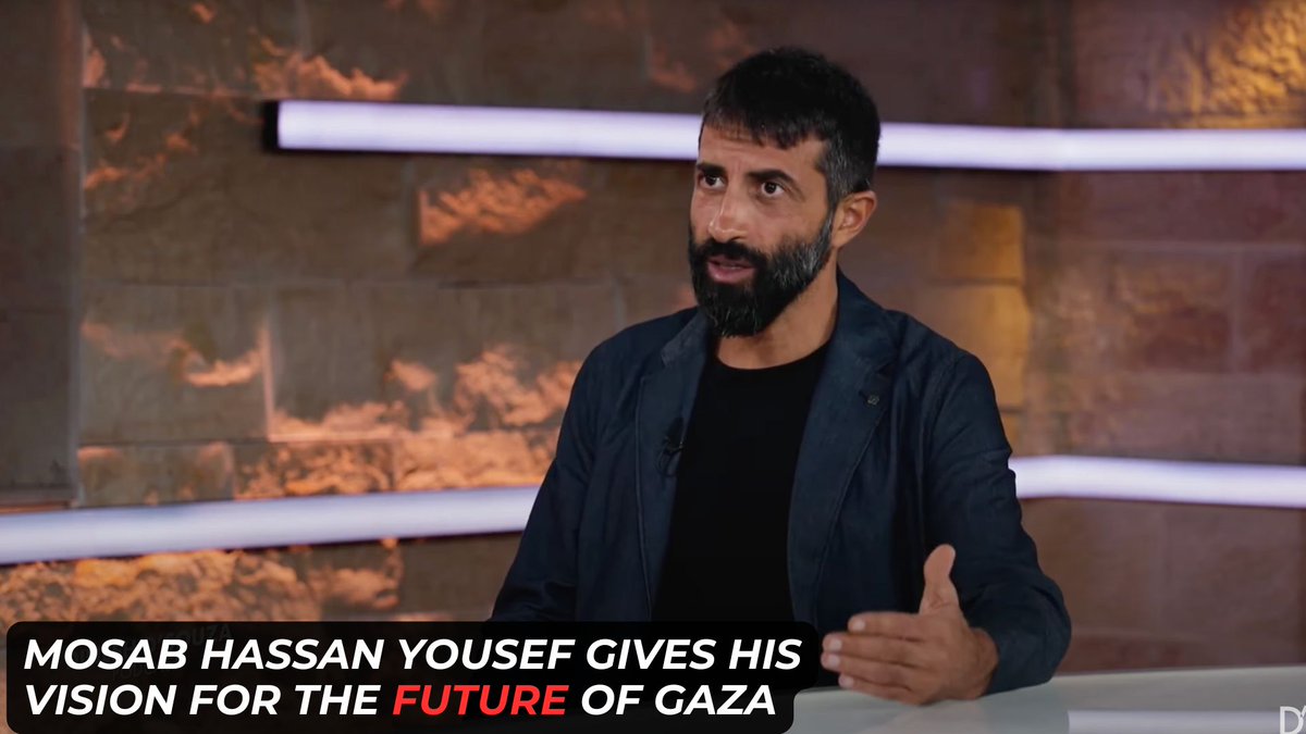.Mosab Hassan Yousef , son of a Hamas co-founder, lays out his vision for the future of Gaza.