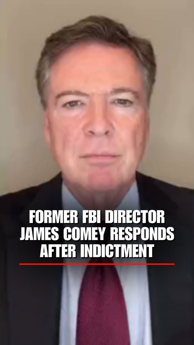 'LET'S HAVE A TRIAL': Former FBI Director James Comey says "my heart is broken for the Department of Justice" after a grand jury indicted him on two counts.