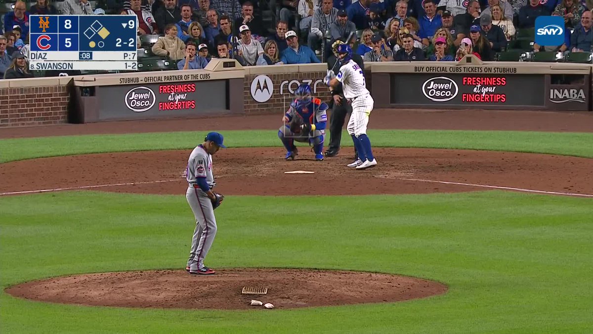 Edwin Díaz induces the game-ending double play! METS WIN!