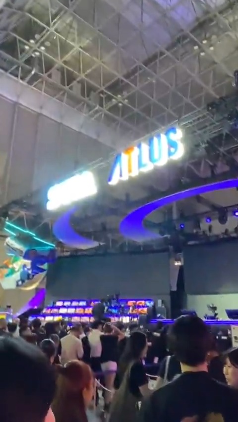 今年のセガ/アトラスブース全景です🎮️ #TGS2025 #SegaAtlusTGS2025