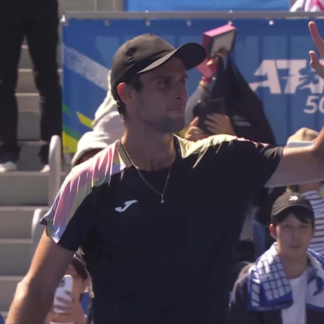 First ATP 500 QF 🙌 Vukic reaches his first QF of the year after a 6-4 6-2 win over Altmaier! #kinoshitajotennis