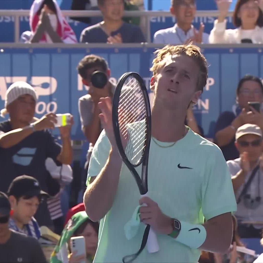 Korda on cruise control 🏎️ Sebastian Korda gets past Shimabukuro 6-1 6-4 to book a fourth ATP QF this season! #kinoshitajotennis