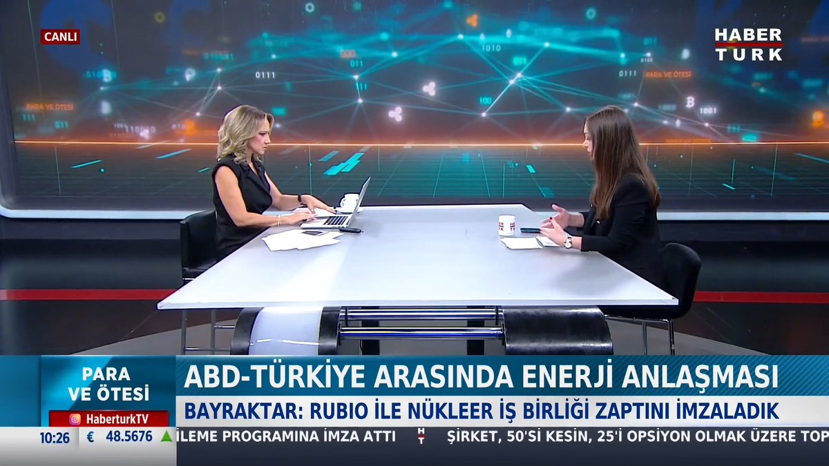 ➡️ABD-Türkiye arasında enerji anlaşması ➡️Nükleer iş birliği ➡️Irak-Türkiye boru hattı açılıyor #ParaVeÖtesi'nde Didem Arslanoglu, Ekonomi Editörü Irem Kusoglu Gorgu ile konuştu.