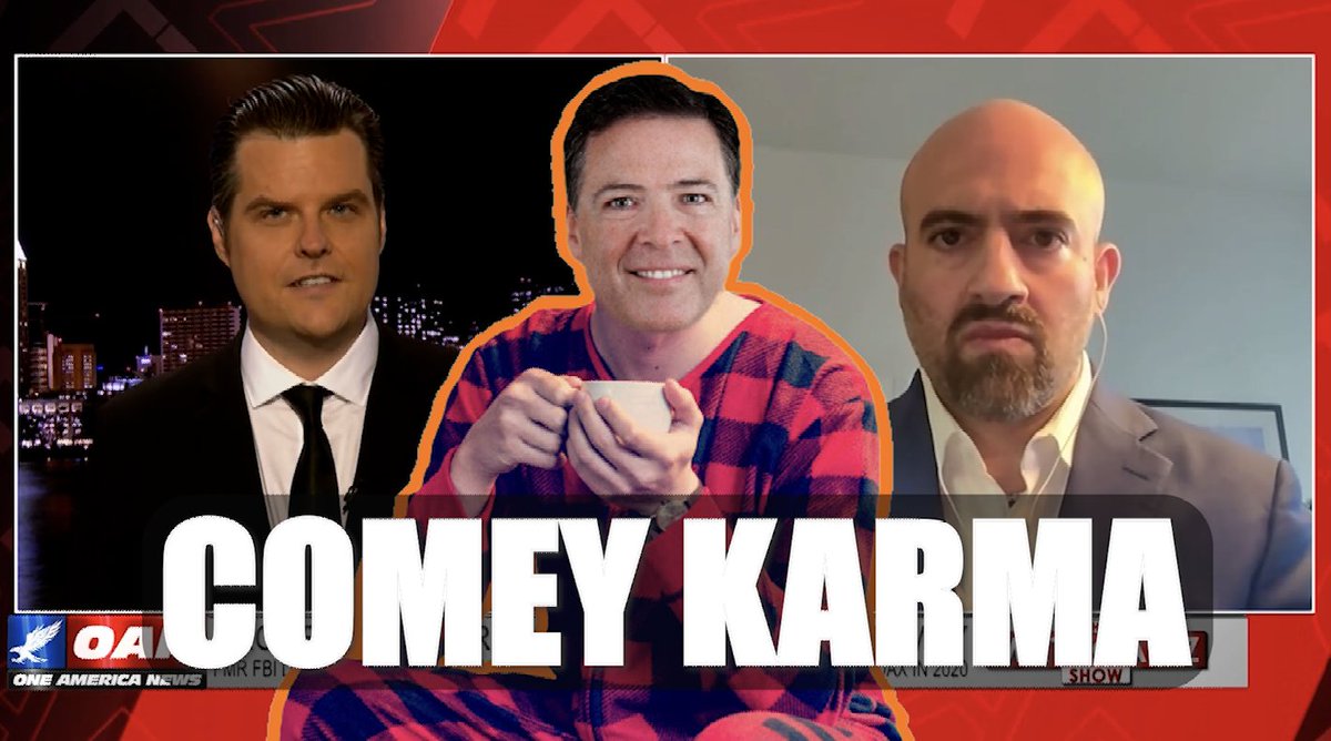 Crooked Cop Comey Catches Karma