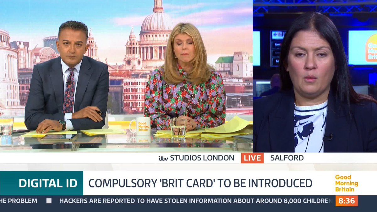 'Why the change of heart, and why suddenly mandatorily impose something the nation did not vote on?' Lisa Nandy, the Culture Secretary, talks about Digital ID cards that will be made mandatory for all adults in the UK today, under new plans to help tackle illegal migration.