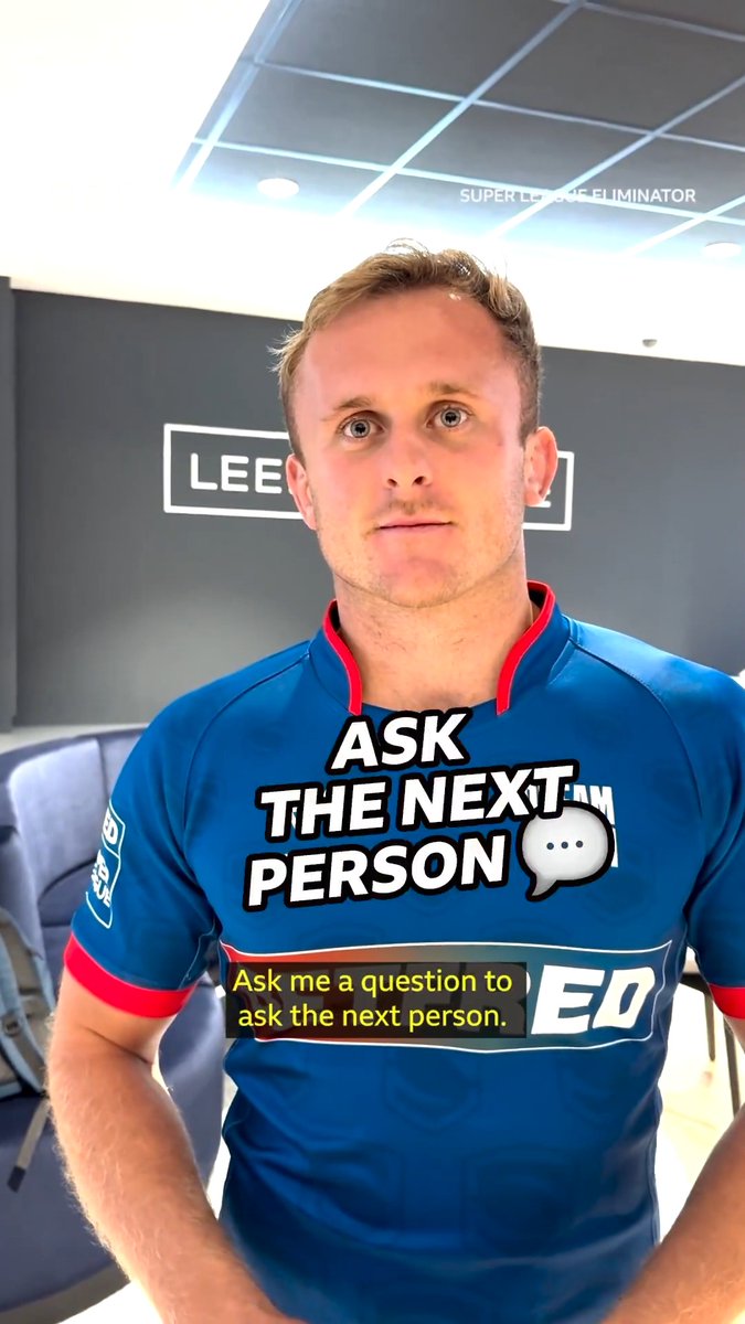 ❤️ Celebrity crush? 🍽️ Favourite cuisine? 🎬 Movie star to play you? Betfred Super League players ask each other their burning questions 💬🤔