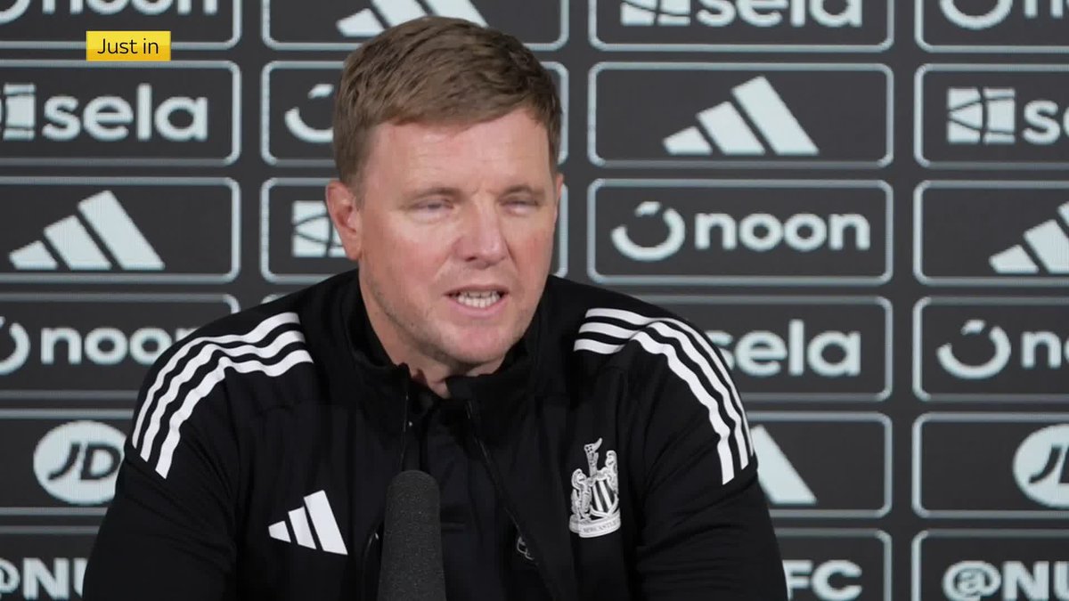 ๐ฃ๏ธ "We've got a couple of players to check" Eddie Howe provides an update on the fitness of his squad ahead of Newcastle's game with Arsenal.