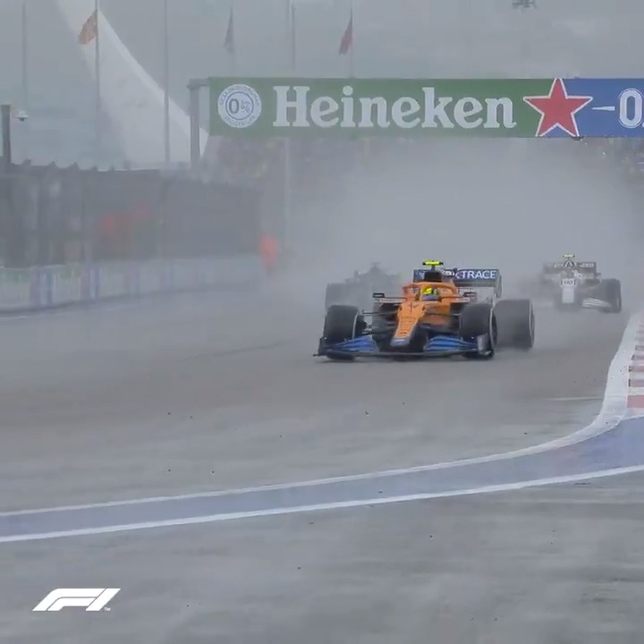 4 years ago today, there was a wild wet race: • Lando Norris goes off & loses what should've been his 1st win • Lewis Hamilton is the 1st driver ever to hit 100 wins • Max Verstappen goes from P20 to P2 This would be the last F1 race at Sochi.