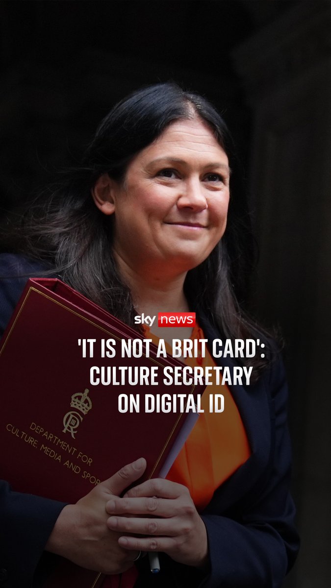 Culture Secretary Lisa Nandy has said that new government-issued digital IDs will not be called 'Brit cards', adding that the name would 'raise issues all over the UK'. Reaction to the government's digital ID plans 🔗
