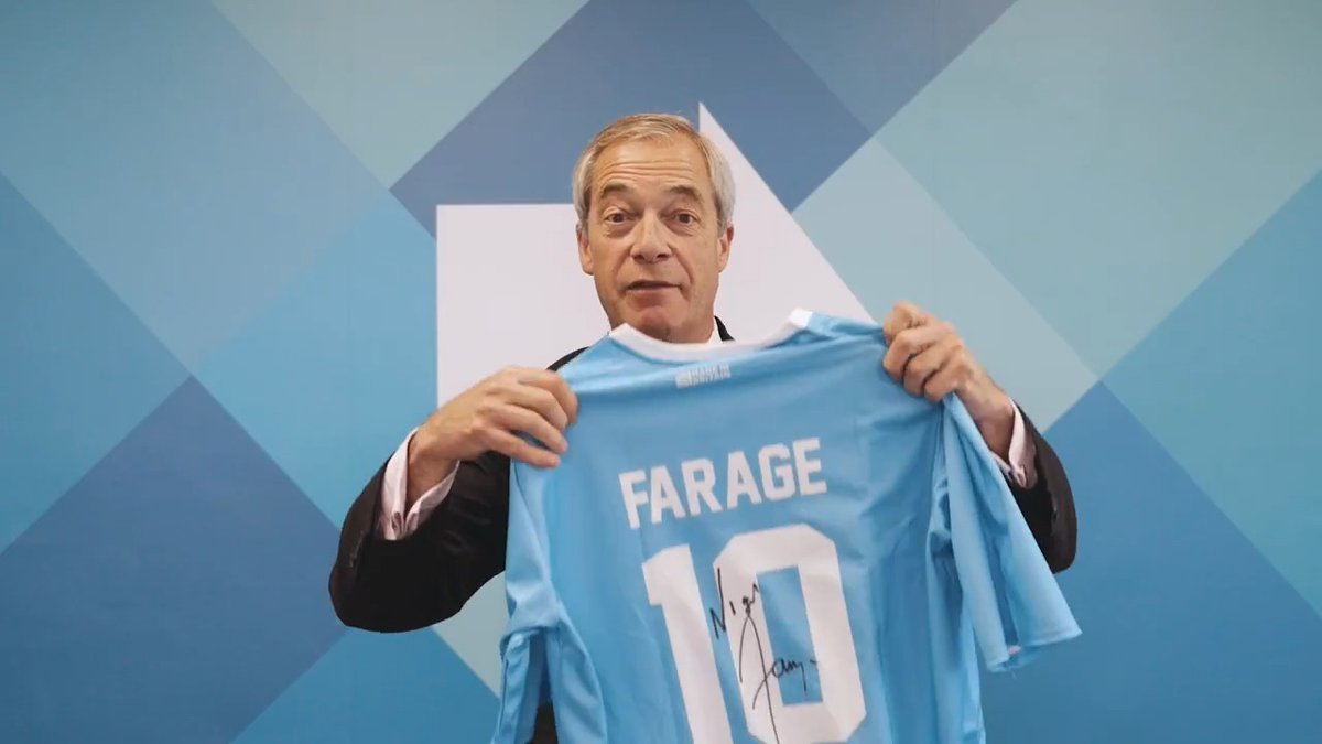 To celebrate 250,000 members, a limited number of signed Farage 10 shirts are BACK on sale. Get yours whilst stocks last! 👉
