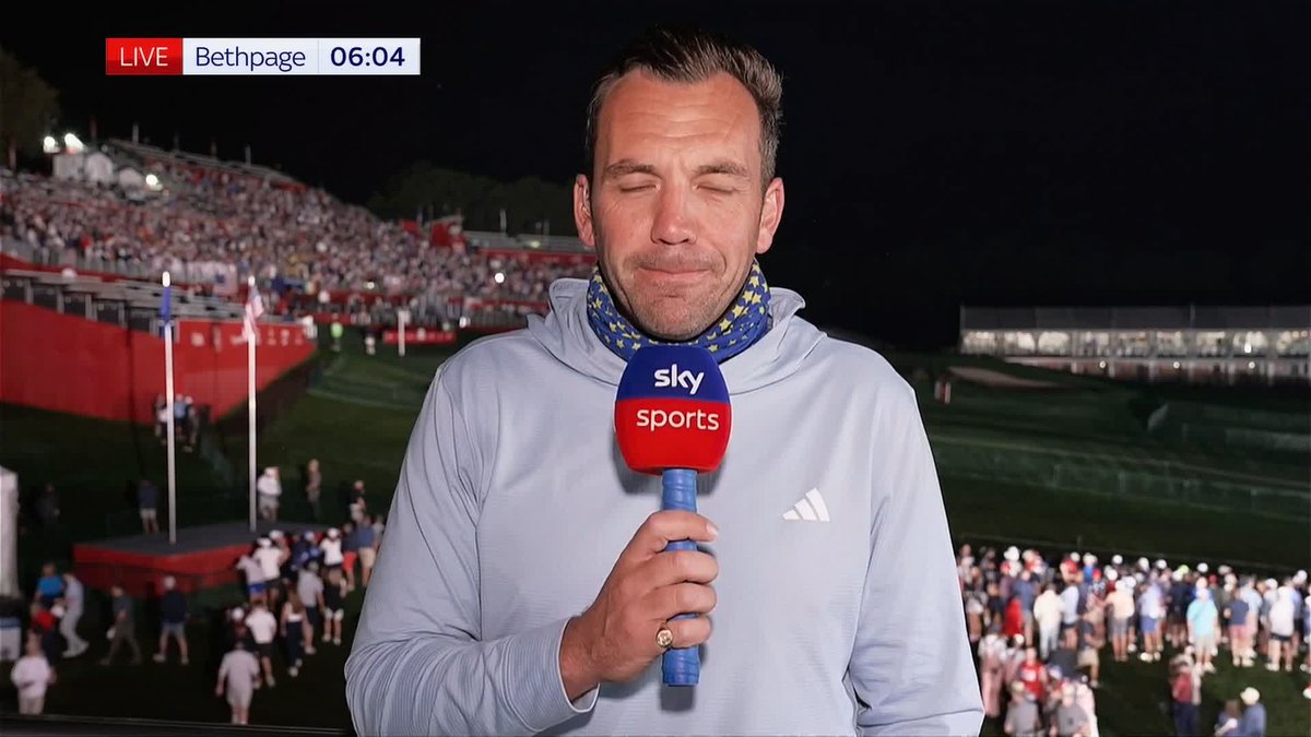"They want to win this badly" Jamie Weir discusses how fired up the American team are and if there is extra pressure on their golfers ahead of the start of the Ryder Cup in an hour's time ⛳️