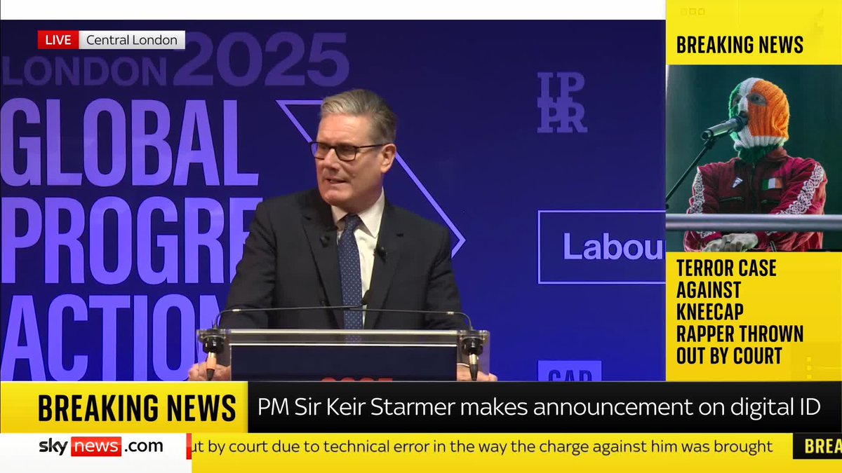 Sir Keir Starmer celebrates 'quite a year' for 'centre-left' political parties, saying it's evidence that their 'politics is not dying out'. He's been speaking to a global progressives' conference in London. ๐บ Sky 501 and YouTube