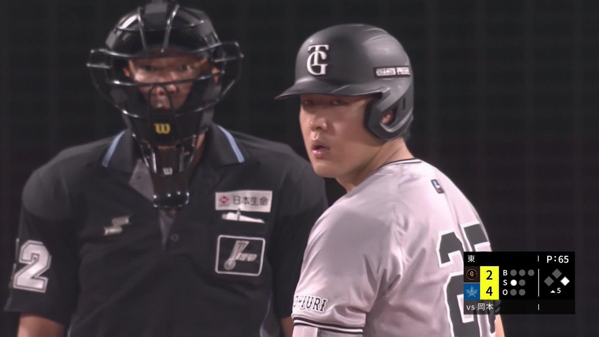 これが4番の力 岡本和真が逆方向へ同点ホームラン 逆転2位へ、今日3打点 ⚾プロ野球 (2025/9/26) 🆚DeNA×巨人 📱Live on DAZN #オレをみろ #ジャイアンツ #だったらDAZN
