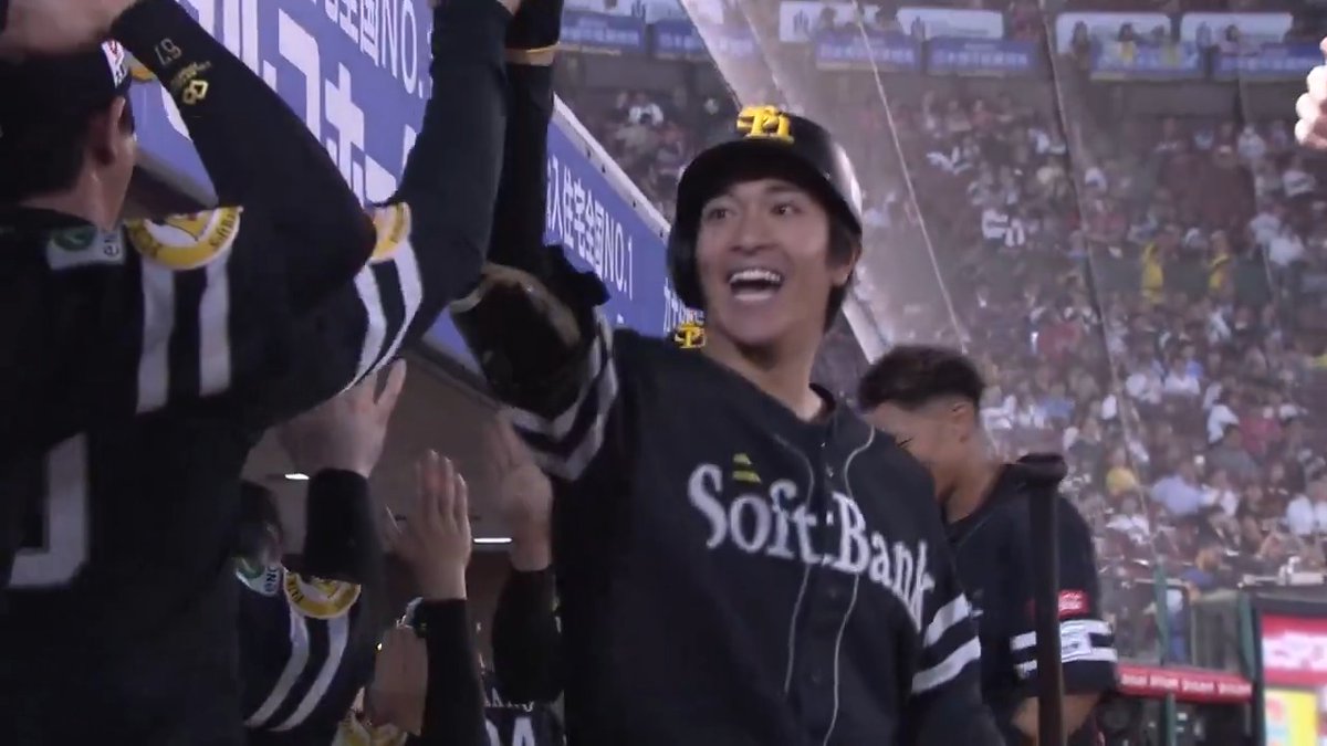 福岡ソフトバンク 柳町達 選手が2ランホームランを放ち、1点差へ迫る！🙌 👇ライブ配信はこちら