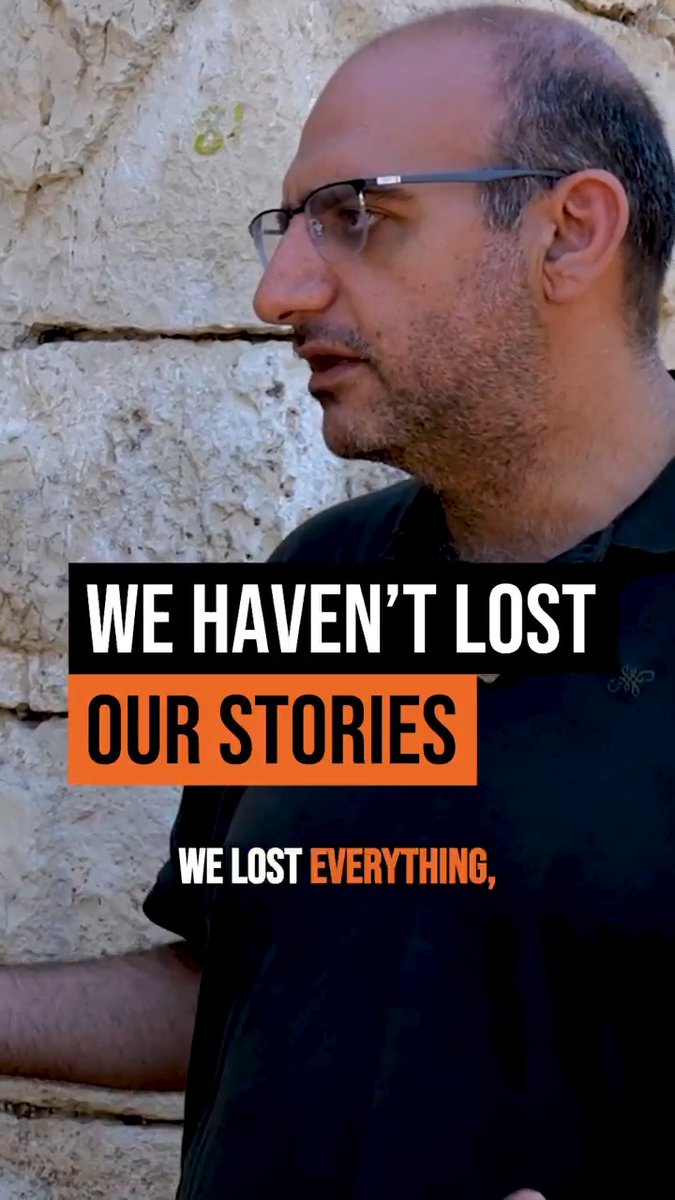 Palestine will never be erased. Listen to Omar Harami in the ruins of Lifta, a Palestinian village destroyed by Zionist militia in the 1948 Nakba.