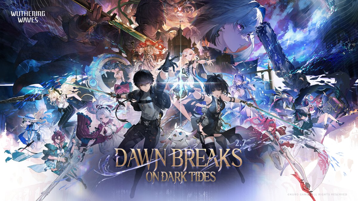 Wuthering Waves Version 2.7 Official Trailer | Dawn Breaks on Dark Tides Beneath the Dark Tide, It stirs once more... ALL HOPE WILL BE SWEPT AWAY! Wuthering Waves Version 2.7 "Dawn Breaks on Dark Tides" is set to launch on October 9th (UTC+8)! #WutheringWaves