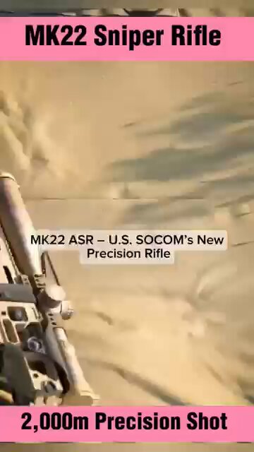 🇺🇸 BREAKING: The U.S. Army orders more MK22 multi-caliber kits – giving troops ultimate flexibility on the battlefield. 🔹 Modular upgrade kits for the MK22 rifle. 🔹 Swappable barrels, bolts, and components to switch calibers like 7.62mm or .300 Blackout. 🔹Soldiers can adapt their rifles instantly for long-range, close-quarters, or stealth operations – without buying a new weapon. Next-gen infantry just got a serious upgrade.