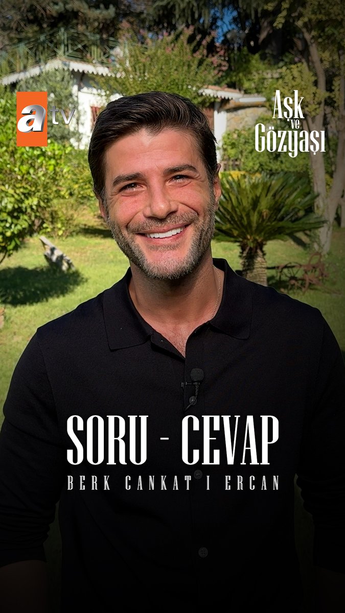 Berk Cankat ile hızlıca soru cevap 🎤♥️ Aşk ve Gözyaşı yeni bölümüyle bu akşam 20.00’de atv'de! ♥️ Daha fazlası için ➡️ #AşkveGözyaşı atv