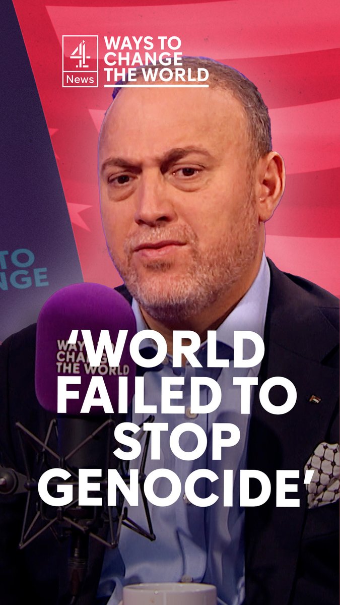 'It took a genocide for the UK and the rest of the world to recognise the State of Palestine.' Palestine’s ambassador to the UK, Husam Zomlot, talks to Krishnan Guru-Murthy about how the world has responded to the war in Gaza - on the latest episode of Ways to Change the World.