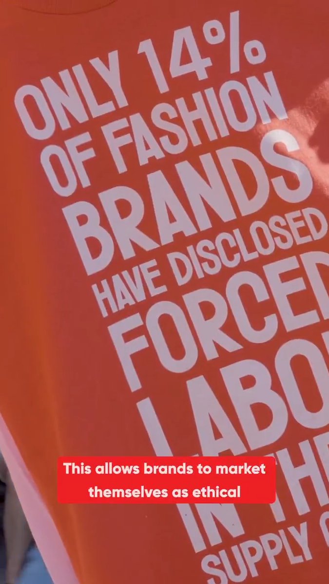 Are your favorite fashion brands really “ethical”? 🤔 The truth is most are linked to forced labor. Consumers deserve transparency in who and how their clothes are made. At Wear Your Values, we’re holding brands accountable. Join us in demanding the truth behind the seams.
