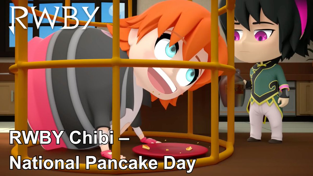 Where is the syrup!? 🍁 Happy #NationalPancakeDay from Nora and Ren 🥞😋 VIZ Media