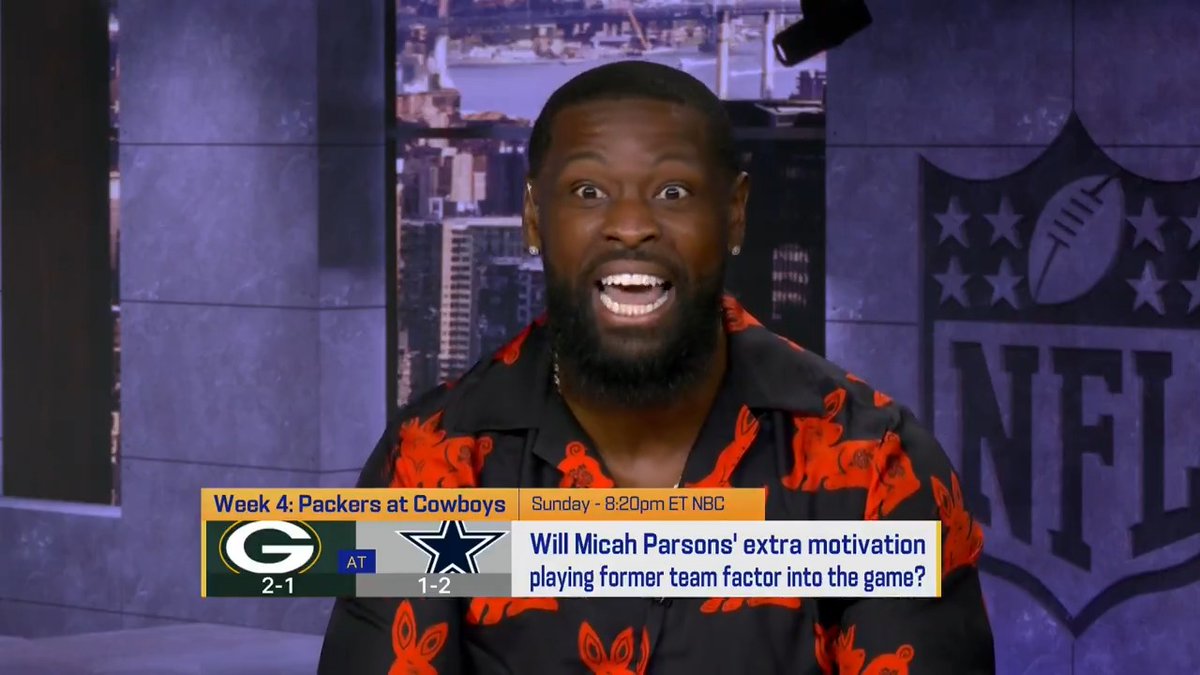 "I can expect Micah Parsons to be playing like a man possessed this weekend." T. Stead 🎤🎧 on what we can expect to see from the Packers star against the Cowboys 👀