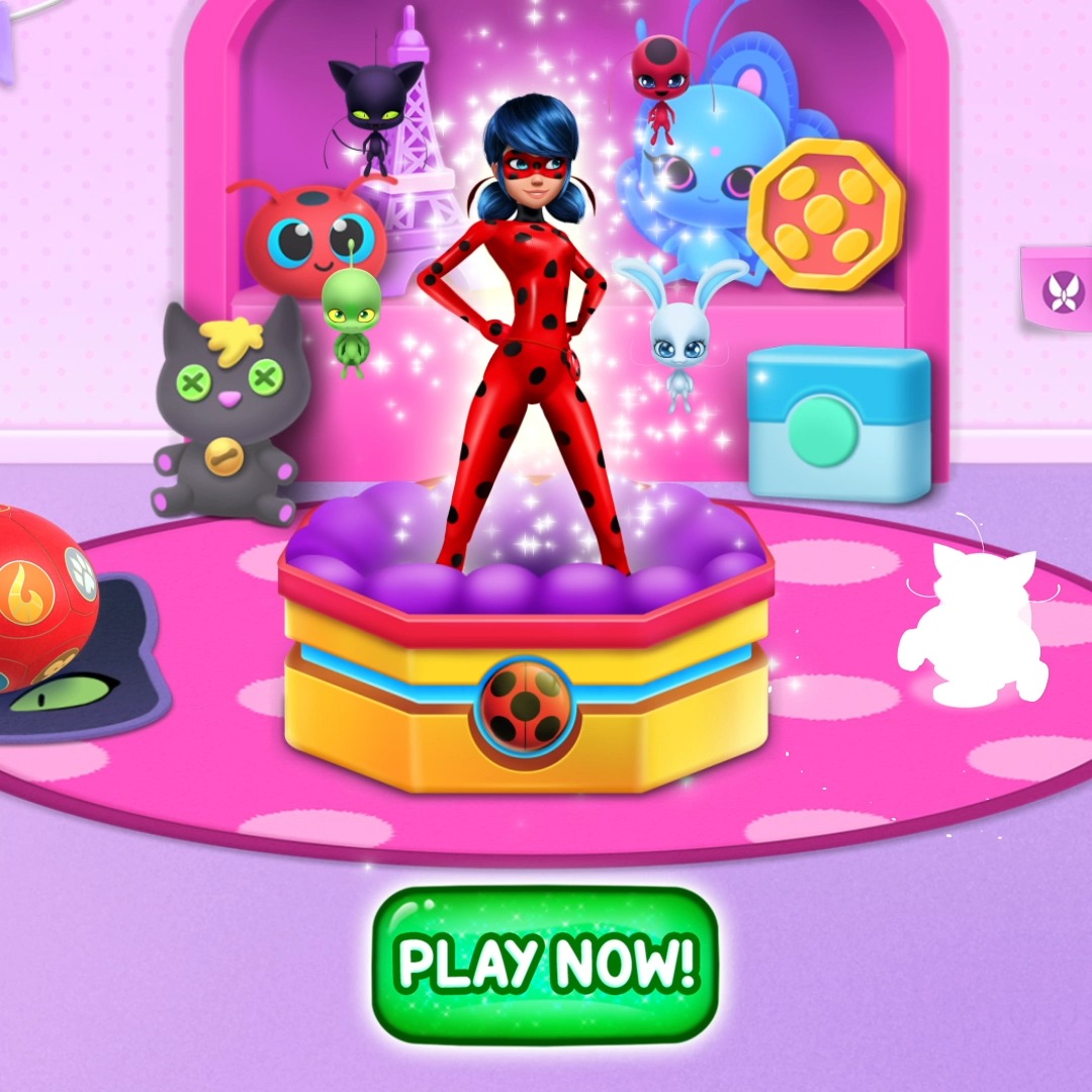 It’s here, Miraculers! Download Fluvsies on the App Store, Google Play, or Amazon Store and play as Miraculous Ladybug. Available now through October 26th!