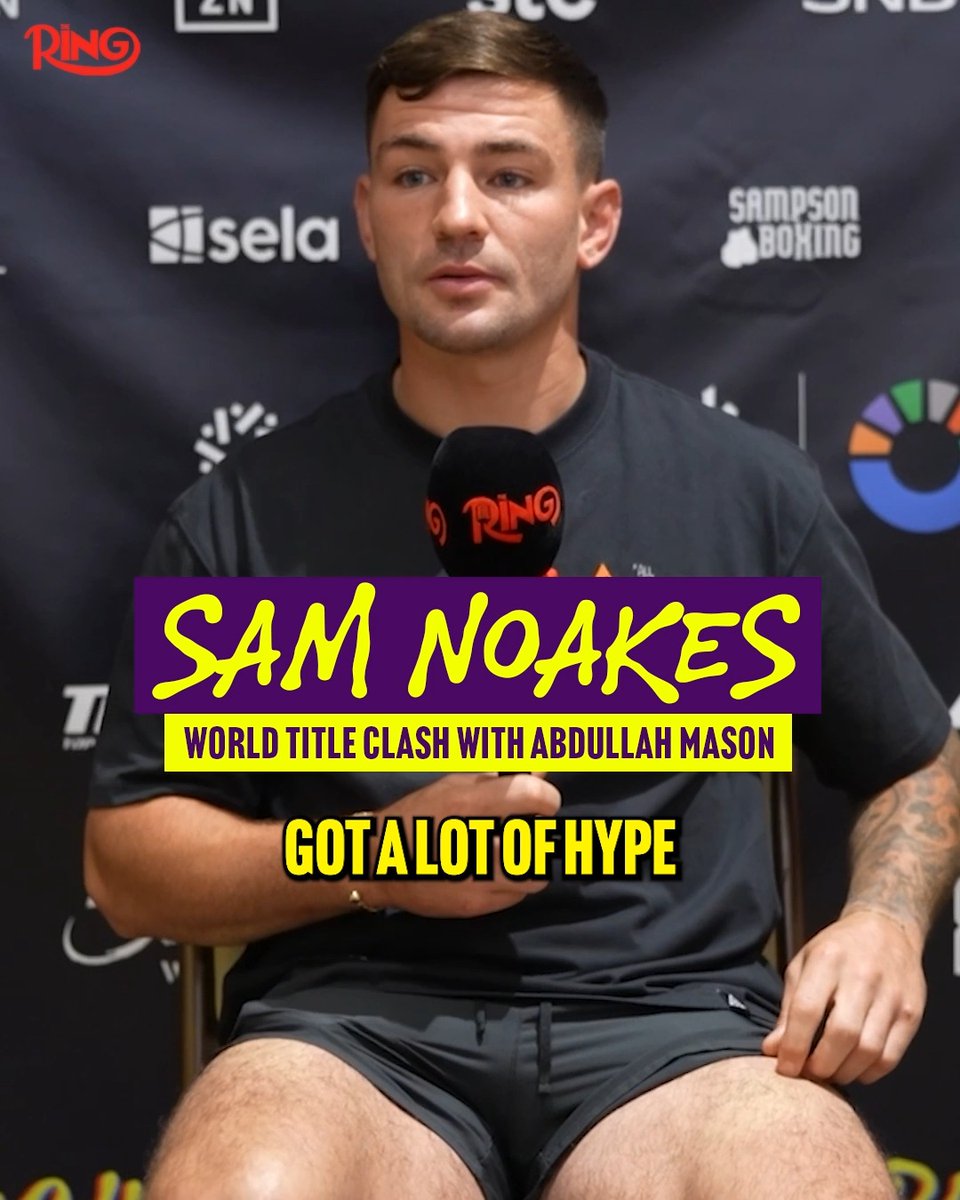Sam Noakes tells The Ring that he is headstrong and ready to go into his WBO lightweight world title with Abdullah Mason at The Ring IV 🔥 The Ring IV live on DAZN l موسم الرياض | Riyadh Season l Nov 22nd 🥊