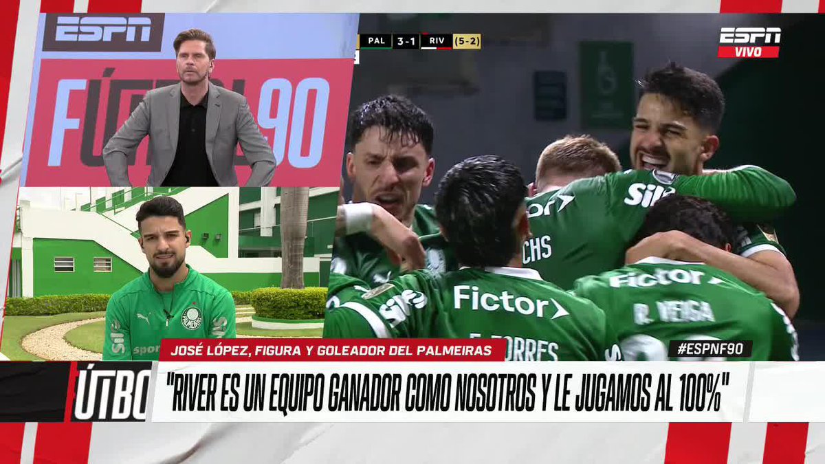 "POR COMO SE DIO, NOS FUIMOS DEL PRIMER PARTIDO CON UN SABOR AMARGO" José López y el partido de ida en el Más Monumental ante River. ▶️ Mirá #ESPNF90 en el Plan Premium de #DisneyPlus