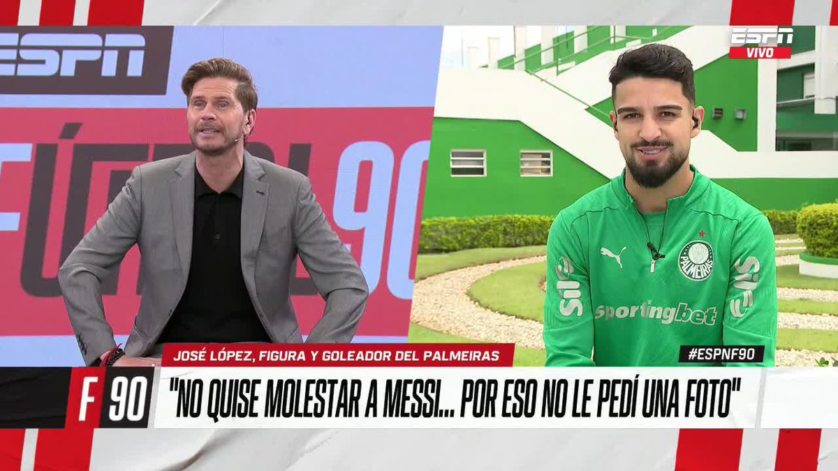 "EL BRASILEÑO EN GENERAL LE TIENE UN CARIÑO ENORME A MESSI" José López contó que sus compañeros le preguntaban por Lionel Messi. ▶️ Mirá #ESPNF90 en el Plan Premium de #DisneyPlus