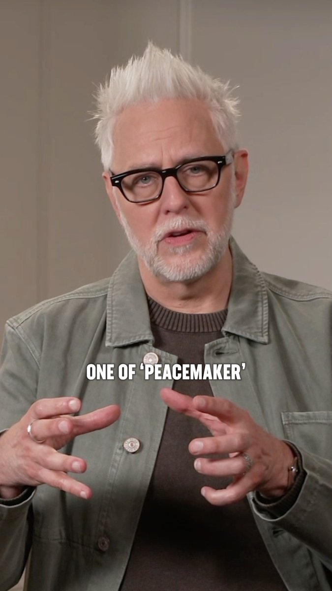 James Gunn discusses how #Peacemaker connects to #Superman and the larger DCU.