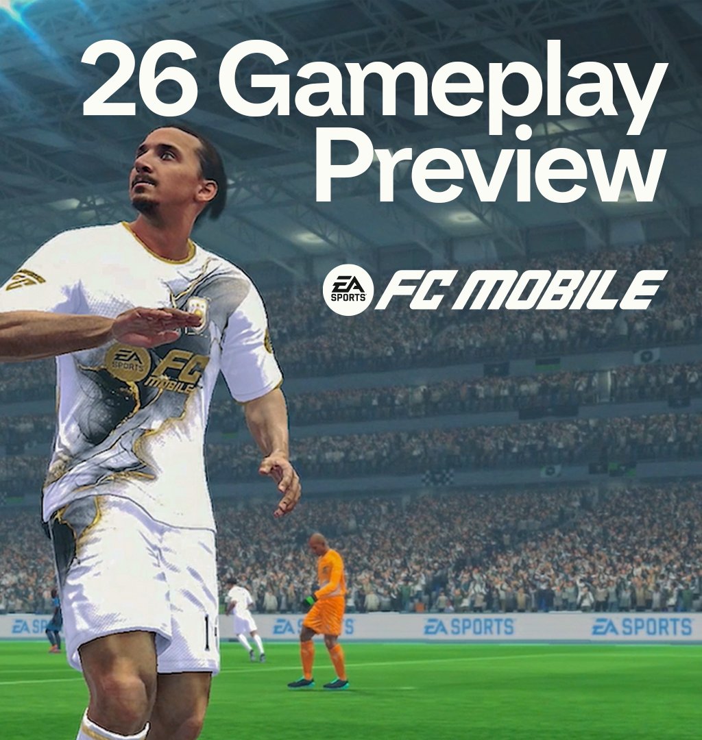The new #FCMobile 26 Update is here! 🙌 Try out the new Gameplay Improvements, Updated Rosters, 25/26 Kits, Matchmaking Lobby, Team Badges, and much more! Download for Free: