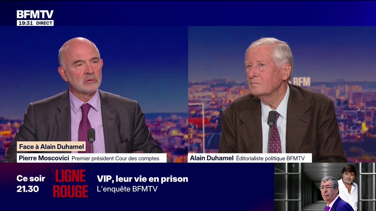 Condamnation de Nicolas Sarkozy: "Il n'y a pas à commenter des décisions de justice", explique Pierre Moscovici, Premier président de la Cour des comptes