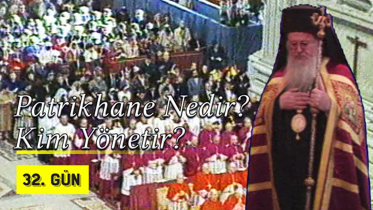 Patrikhane Nedir? Kim Yönetiyor? | 1995 1.Bölüm Patrikhane nedir? Karşıtları ne diyorlar? Patrik ne düşünüyor? Fener Rum Patriği Bartolomeos, uzun yıllardır süren sessizliğini bozdu. ve 32.Gün kameralarına konuştu. Rıdvan Akar Tamamı: