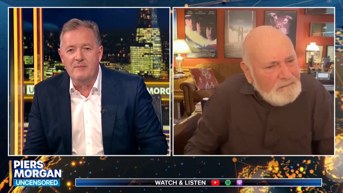 "It makes no sense! Why would I tell Doug Emhoff 'it's all your fault'?" Rob Reiner discusses the downfall of the Democrats and more with Piers Morgan - just dropped! 👇 📺 Piers Morgan | Rob Reiner