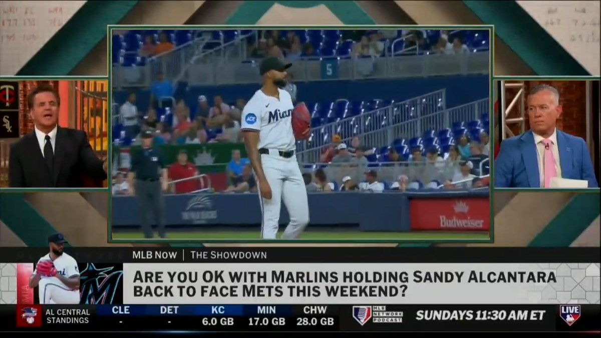 "This is their Postseason." Sean Casey and BK discuss the Marlins' decision to push Sandy Alcantara's start back for the Mets series.
