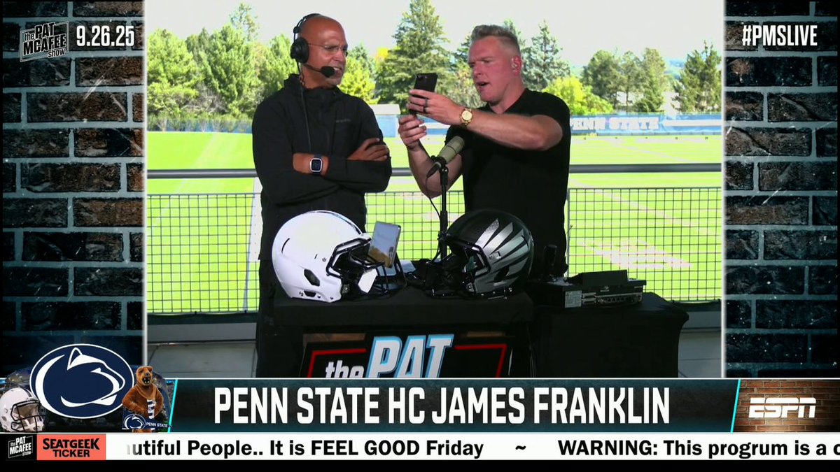 .Pat McAfee weighs in on how many of James Franklin's Penn State players went to the NFL 🔥 (via Pat McAfee)