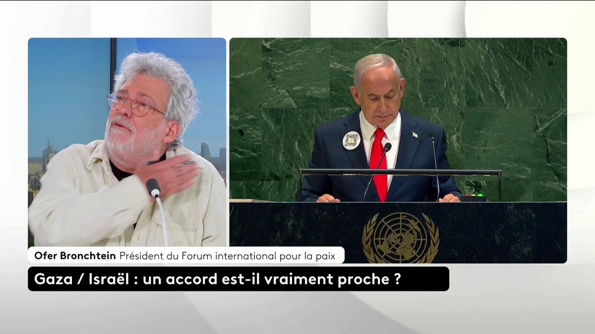 🗣️ Gaza / Israël : "Les familles des otages disent qu'en faisant la guerre, [B.Nétanyahou] met en danger la vie des otages", rappelle Ofer Bronchtein. #ToutEstPolitique