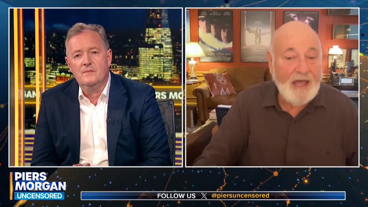 "If you go name-calling like that, it's not gonna get you what you want." Democrat Rob Reiner comments on the leftwing rhetoric of comparing Trump to Hitler. 📺 Piers Morgan | Rob Reiner