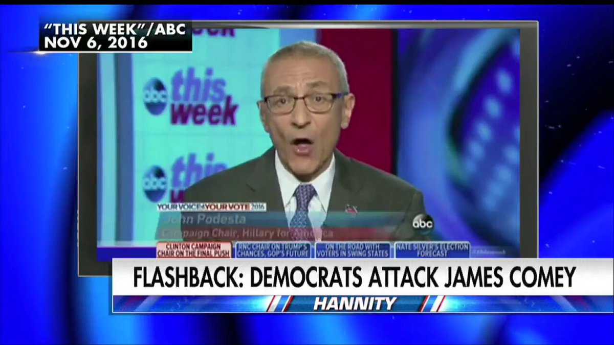 Let's not forget: The same Democrats who are defending James Comey today were the ones attacking him just a few years ago. Roll the tape.