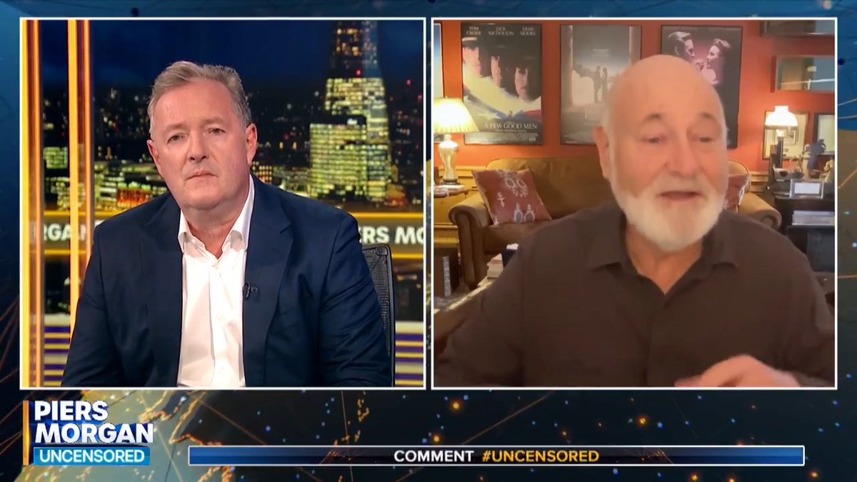 "You can't talk to people who don't acknowledge certain realities!" Rob Reiner discusses his attitude towards Bill Maher having dinner with Trump. Watch more 👇 📺 Piers Morgan | Rob Reiner