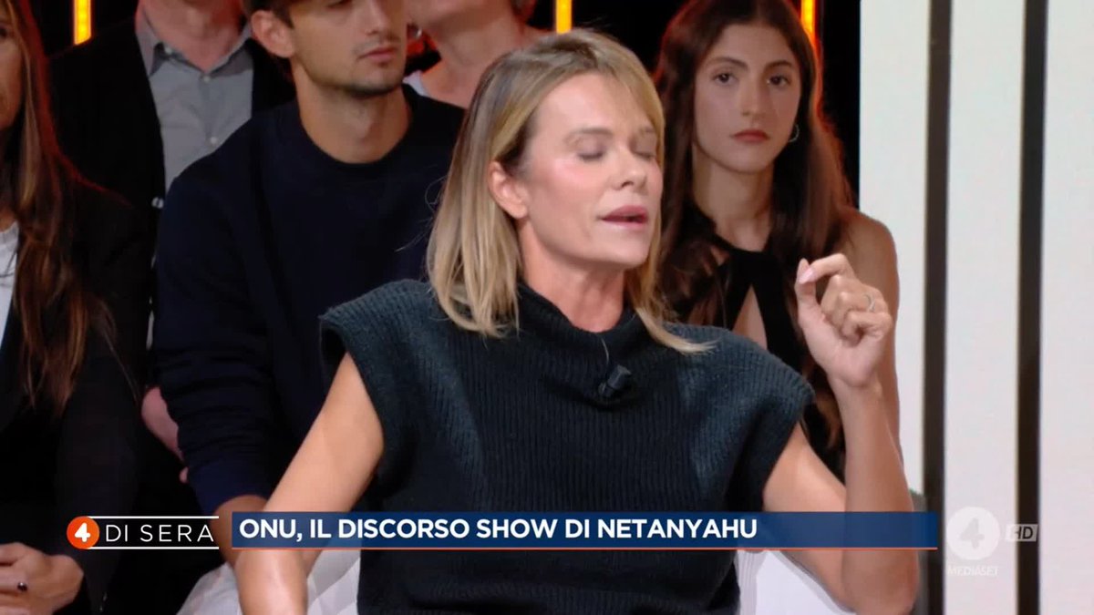 Hoara Borselli: "Riconoscere la #Palestina serve solo a incattivire #Netanyahu" #4disera in diretta su #Rete4 e in streaming su Mediaset Infinity