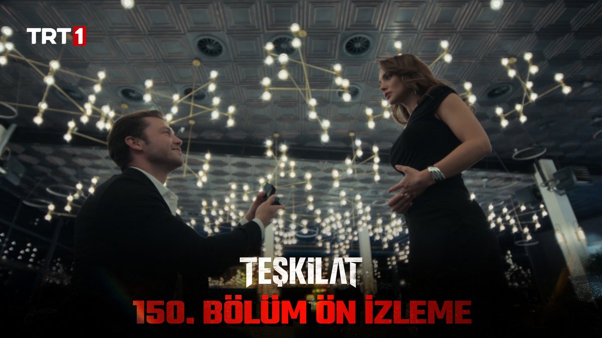 “Seni çok seviyorum Hilal, benimle evlenir misin?" 150. Bölüm Ön İzleme Sizlerle! Teşkilat yeni bölümüyle pazar saat 20.00’de TRT 1’de!