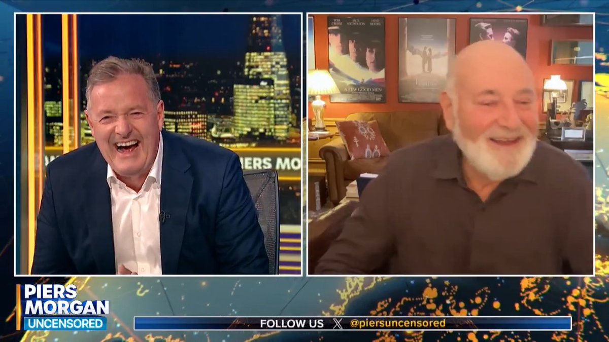 "It's the one that meant the most to me because it's an extension of my personality." Director Rob Reiner tells Piers Morgan which of his movies he'd like to be remembered for. 📺 Piers Morgan | Rob Reiner
