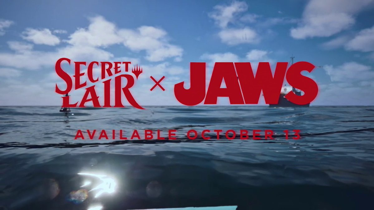 Da-Dum-Da-Dum… swimming your way soon, Secret Lair: Terror of Amity Island! #SecretScareSuperdrop