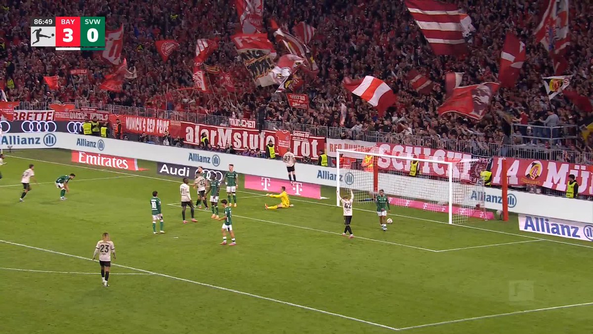 Bayern Munich’s dominance shows as Konrad Laimer makes it four ⚡ 📺 Watch Bayern Munich vs Werder Bremen live on The Overlap: