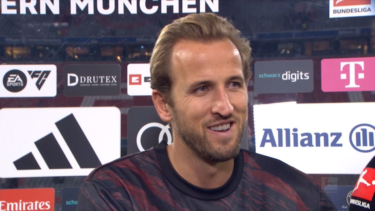 โThereโs no secret to scoring. Itโs just hard workโ Record breaker Harry Kane on reaching 100 goals in just 104 games for Bayern Munich โฝ๐ ๐บ Watch Friday night Bundesliga on The Overlap YouTube channel