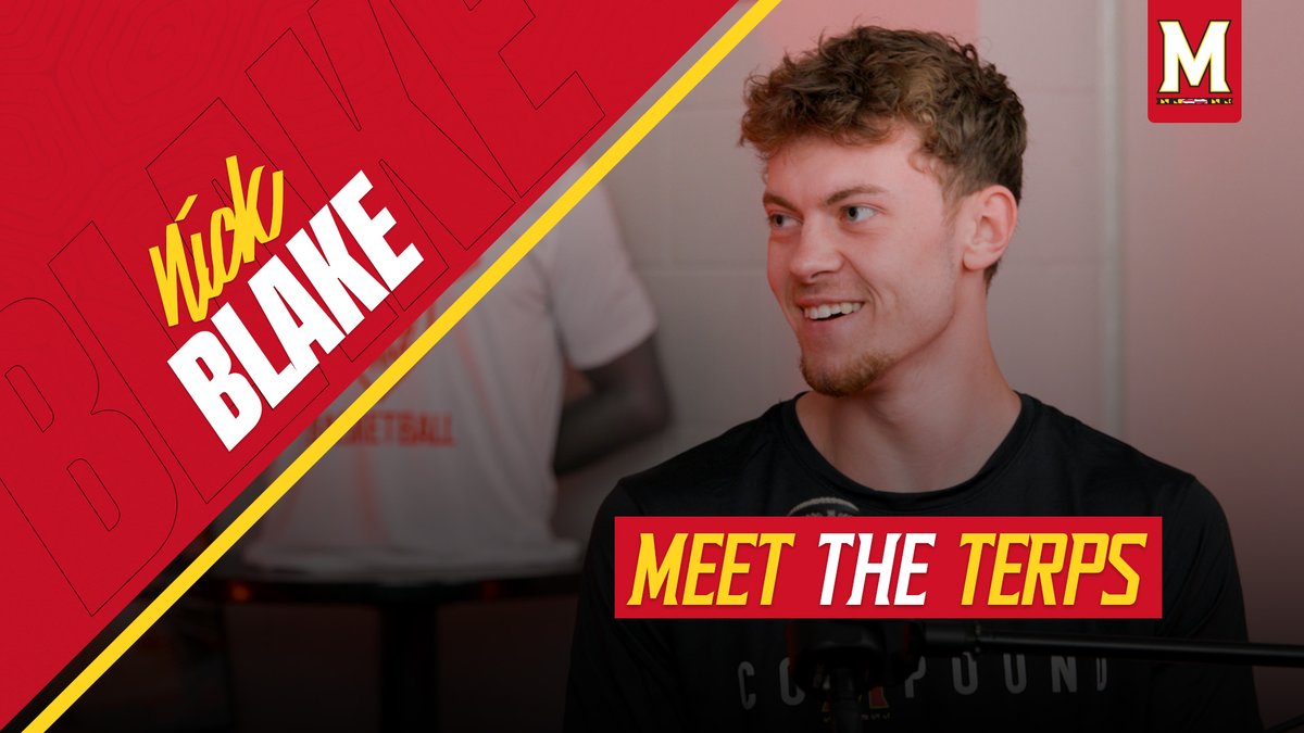 NEW EPISODE 👇 Nick Blake joins host Brendan Hartlove this week for the newest edition of Meet The Terps!