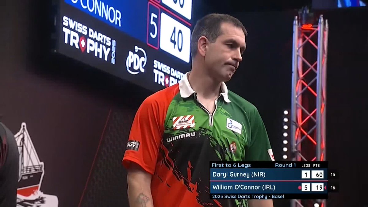 O'CONNOR BATTERS GURNEY! Another twist in the World Grand Prix race! William O'Connor keeps his dreams for Leicester alive by powering past Daryl Gurney - defeating the Northern Irishman 6-1! 📺 #ET13